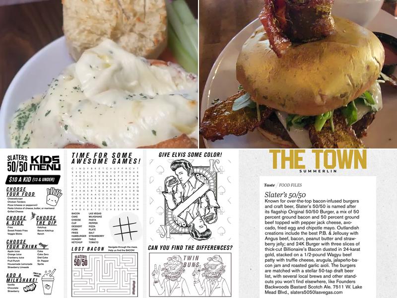 Slater's 50/50 - Silverado Ranch Menu