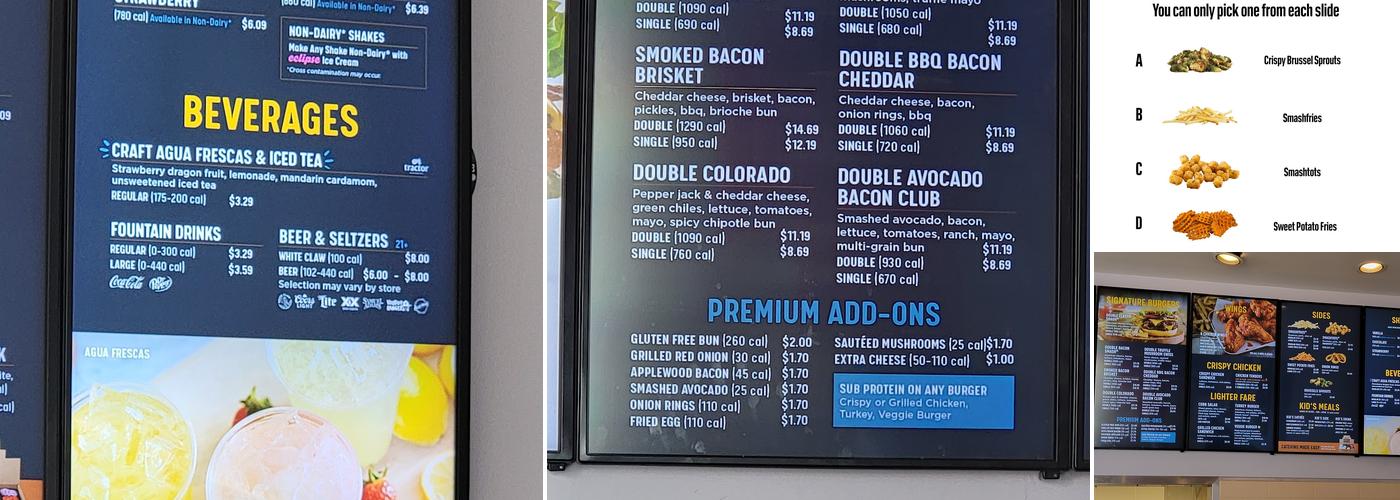 Smashburger Menu
