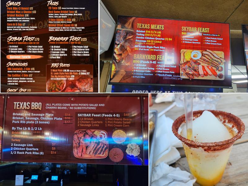 Smoke Texas Downtown Menu