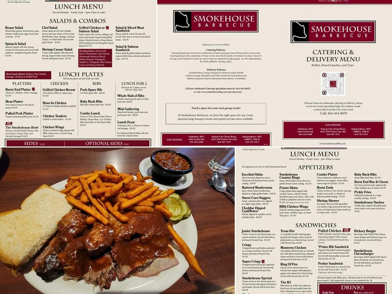 Smokehouse Barbecue - Independence Menu