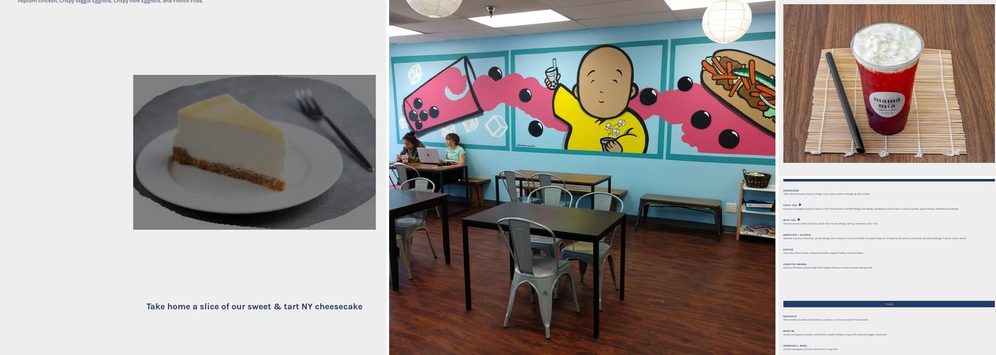 Mama Mia Fusion - West University Menu