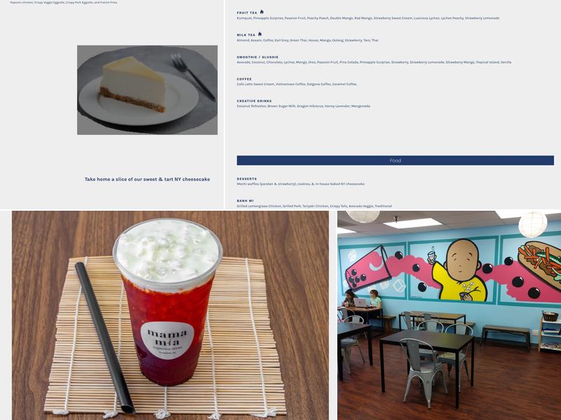 Mama Mia Fusion - West University Menu