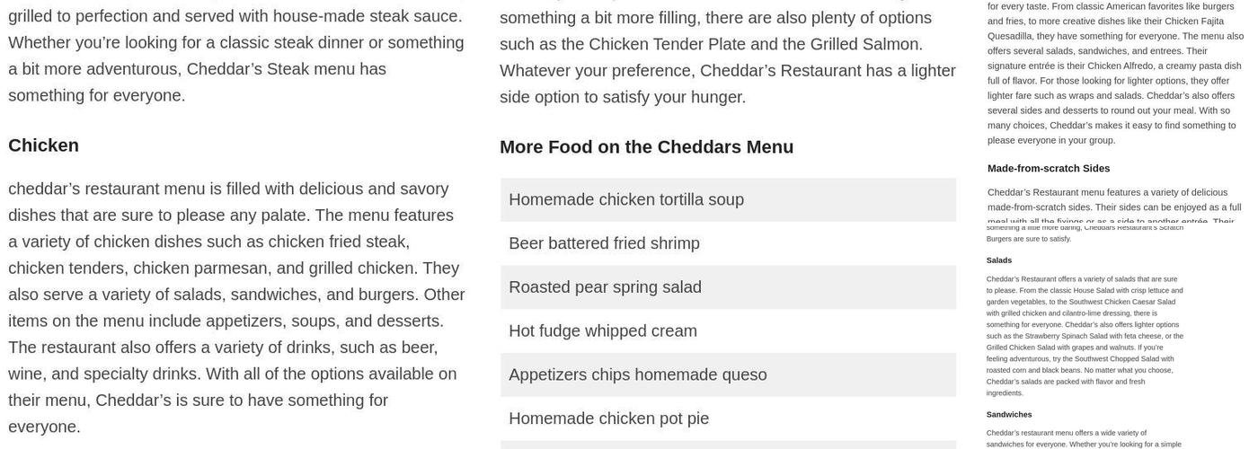Snappers Fish & Chicken Menu