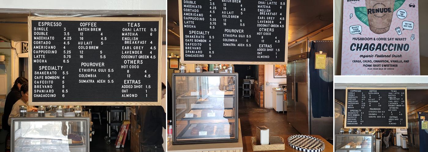 Snowbird Coffee Menu