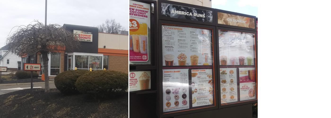 Dunkin' Menu