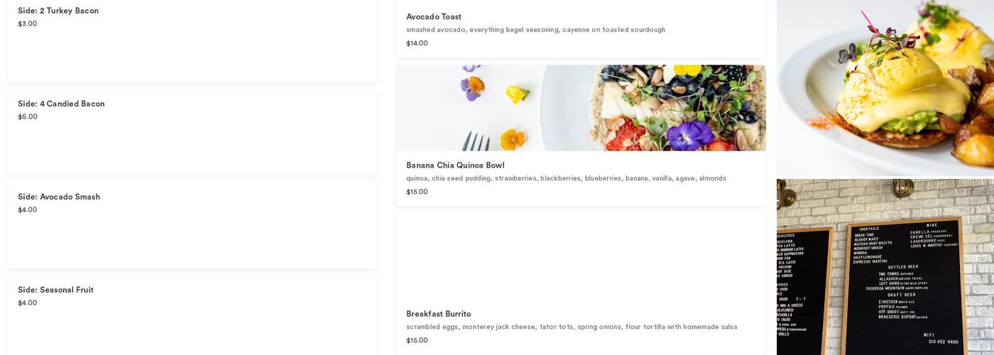 Society Kitchen Menu