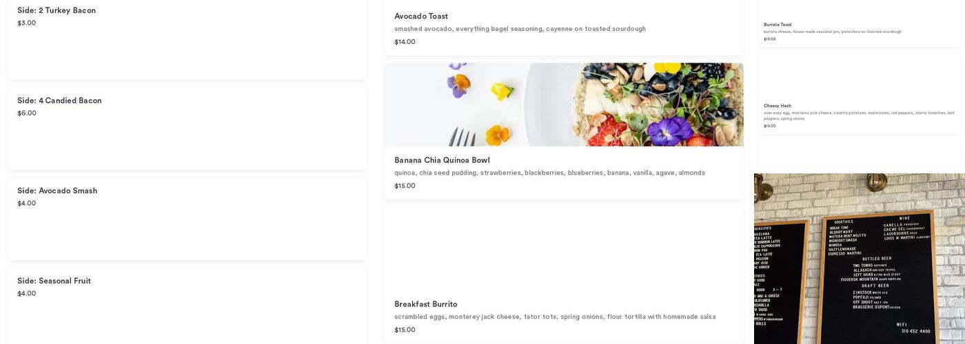 Society Kitchen Menu