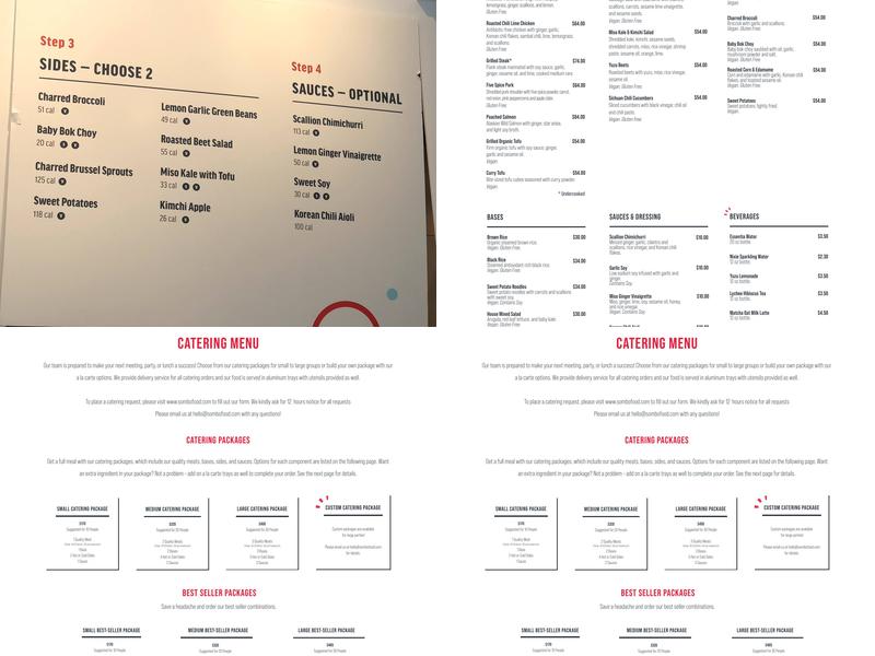 som bo Menu
