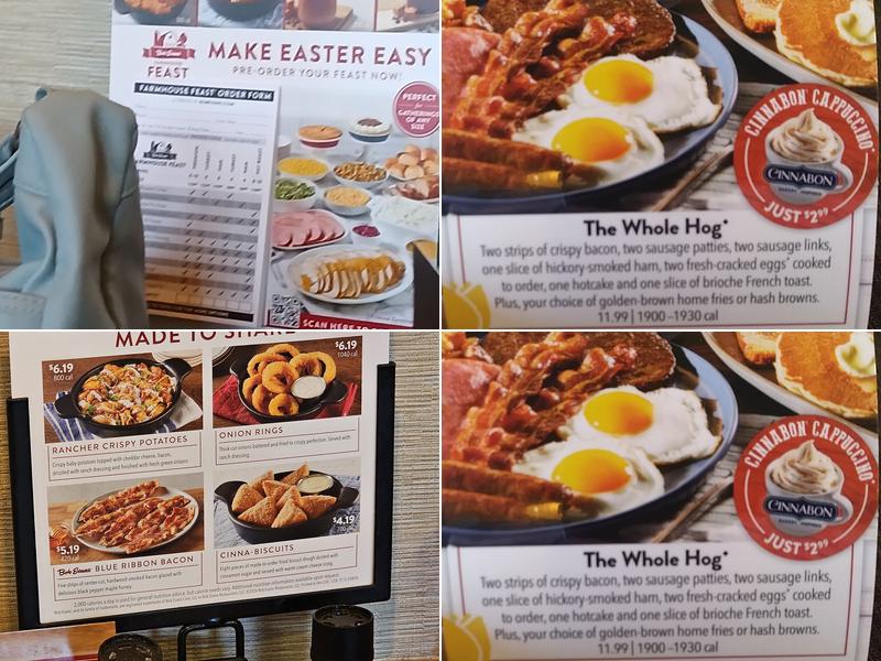 Bob Evans Menu