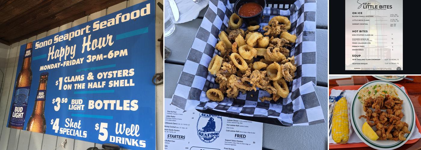 Sono Seaport Seafood Inc. Menu