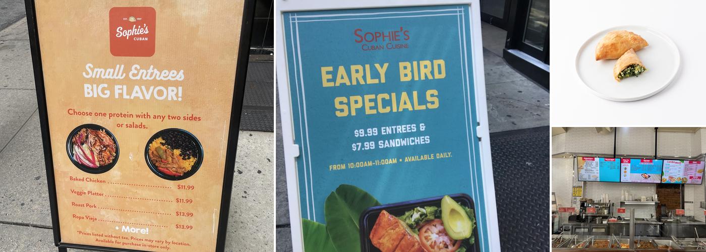 Sophie's Cuban Cuisine - Lenox Hill Menu