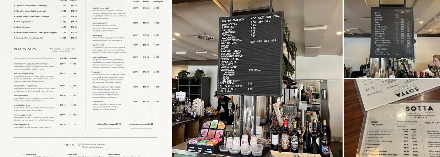 Sotta Menu