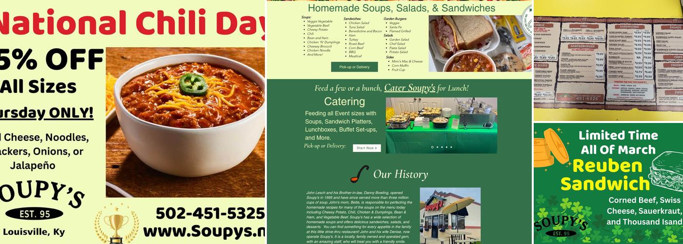 Soupy's Menu