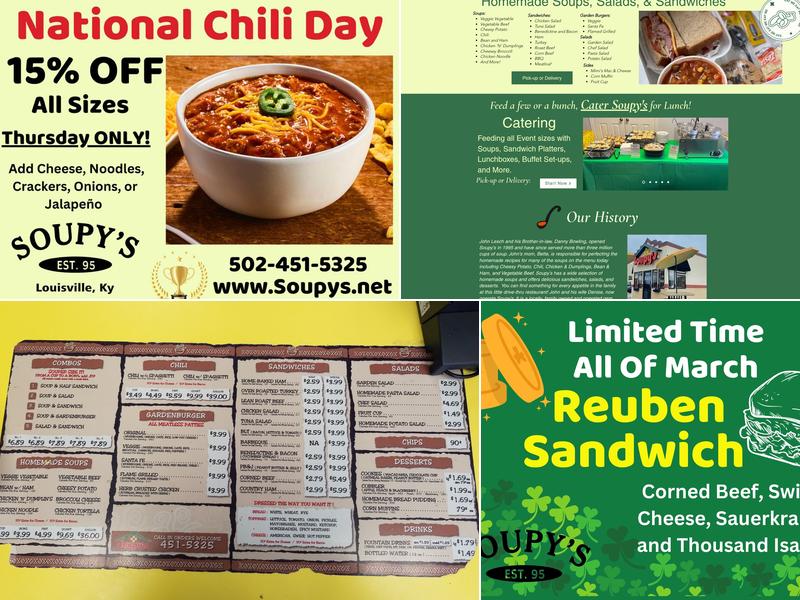 Soupy's Menu