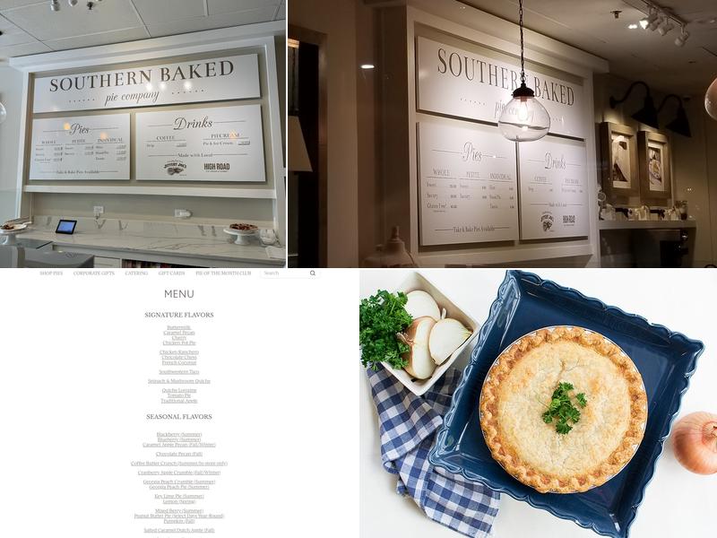Southern Baked Pie Company Menu