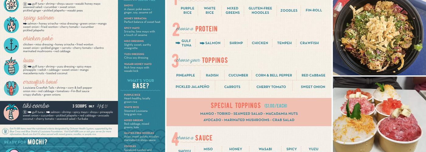 Southfin Southern Poké Menu