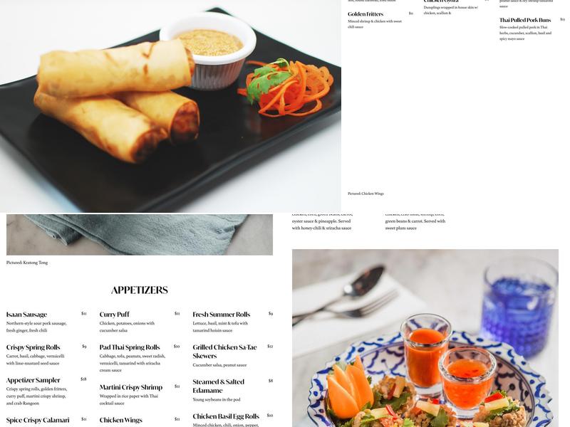 Spice (Upper West Side) Menu