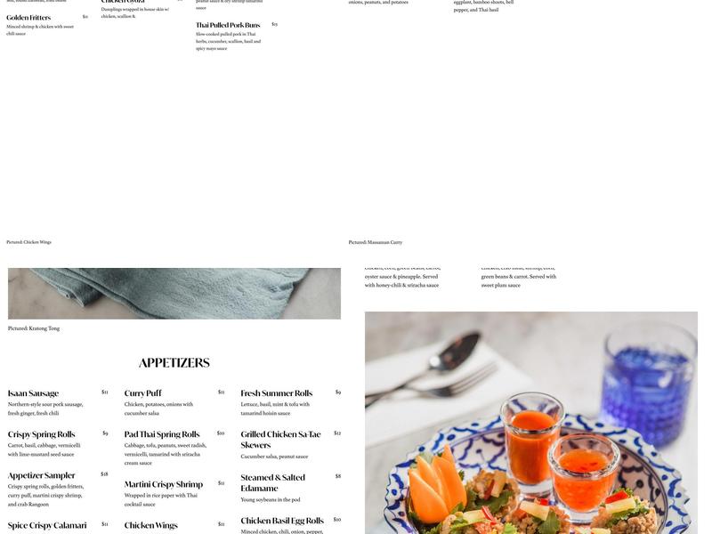 Spice (Upper West Side) Menu