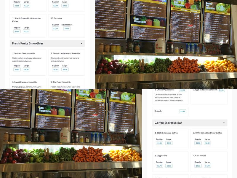 Square Deli Menu