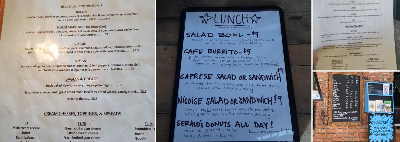 St. Coffee Menu