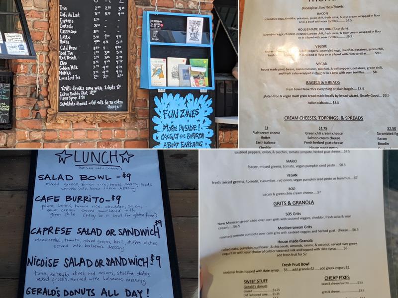 St. Coffee Menu