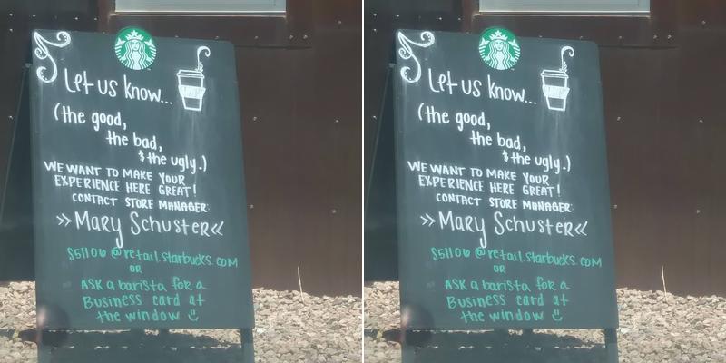Starbucks Menu