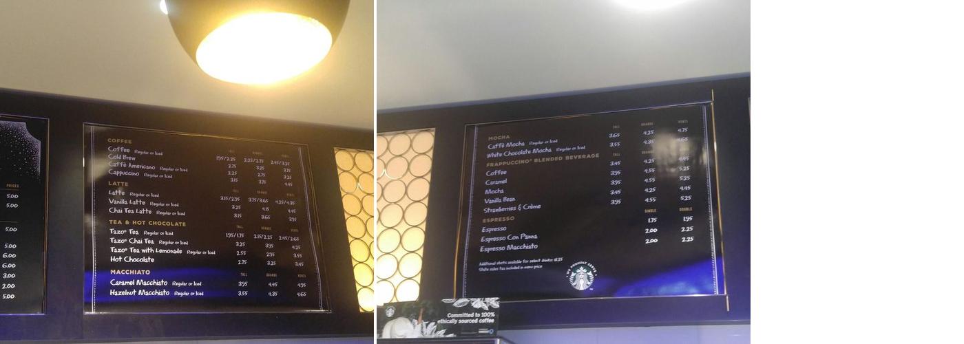 Parkwest Bicycle Casino Menu