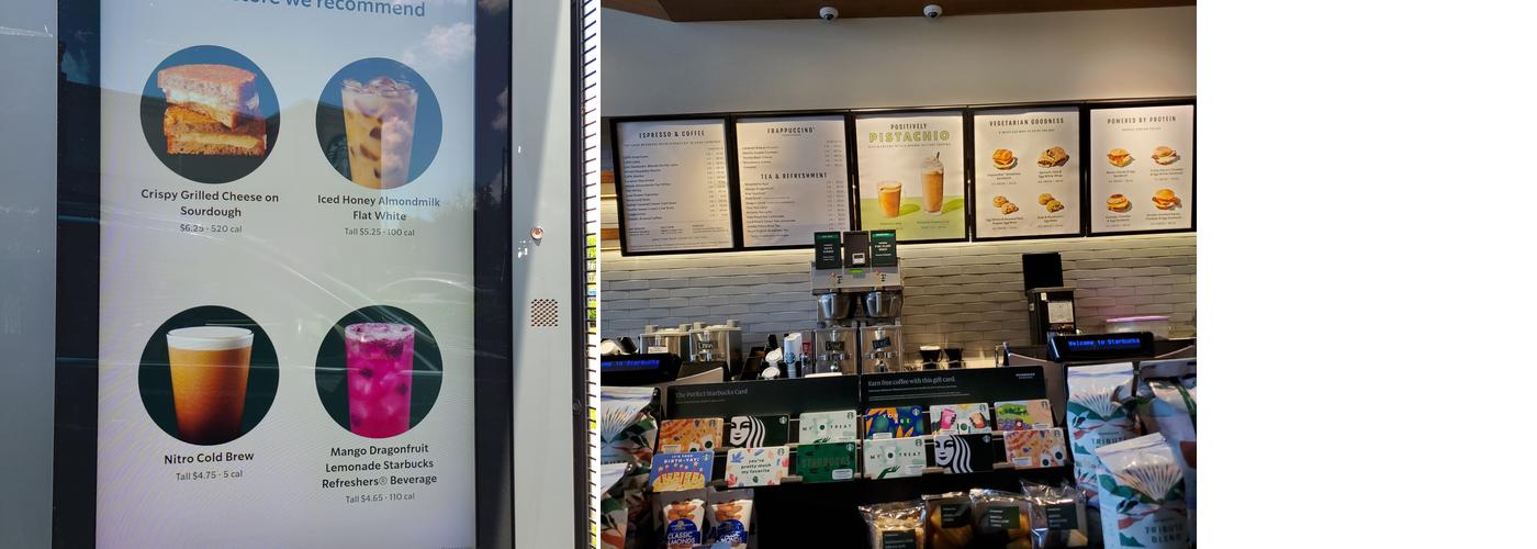 Starbucks Menu