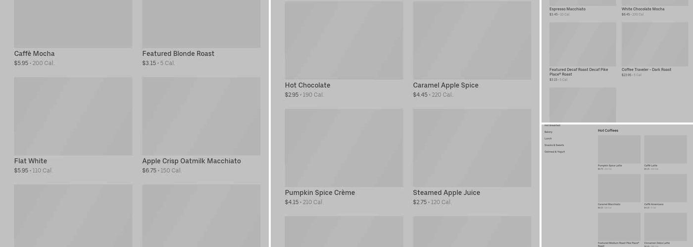 Starbucks Menu
