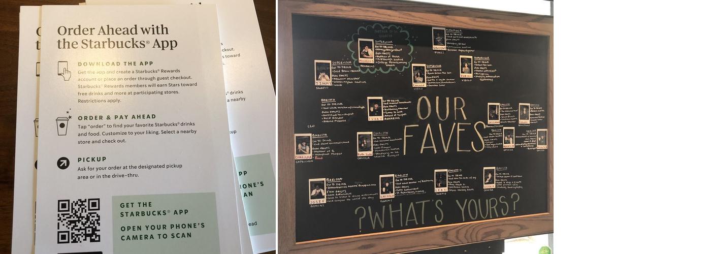 Starbucks Menu