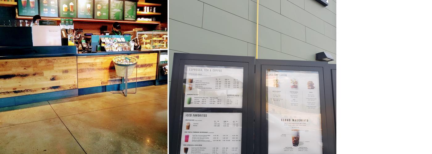 Starbucks Menu