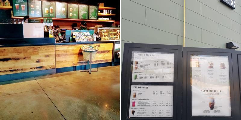 Starbucks Menu