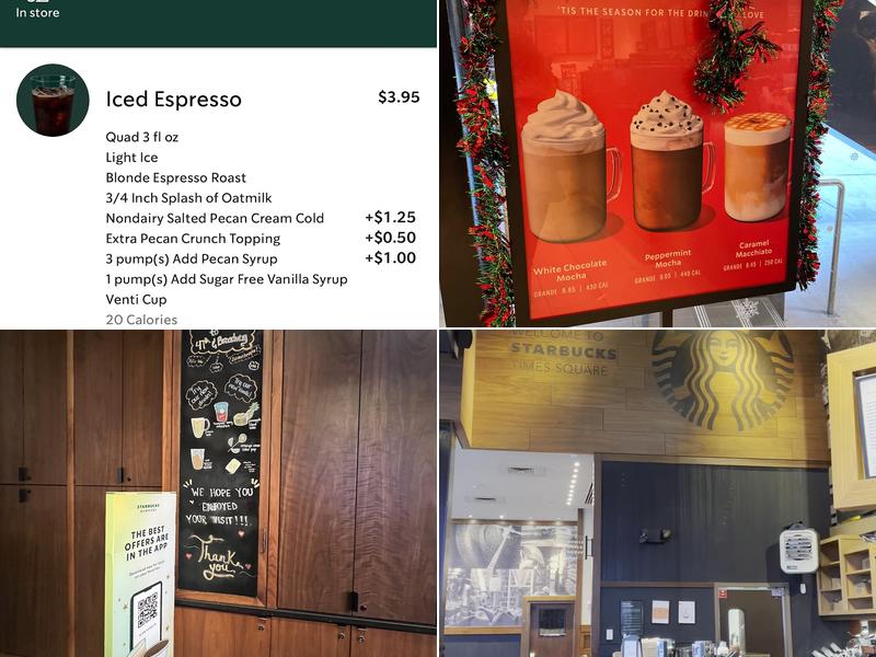 Starbucks Menu