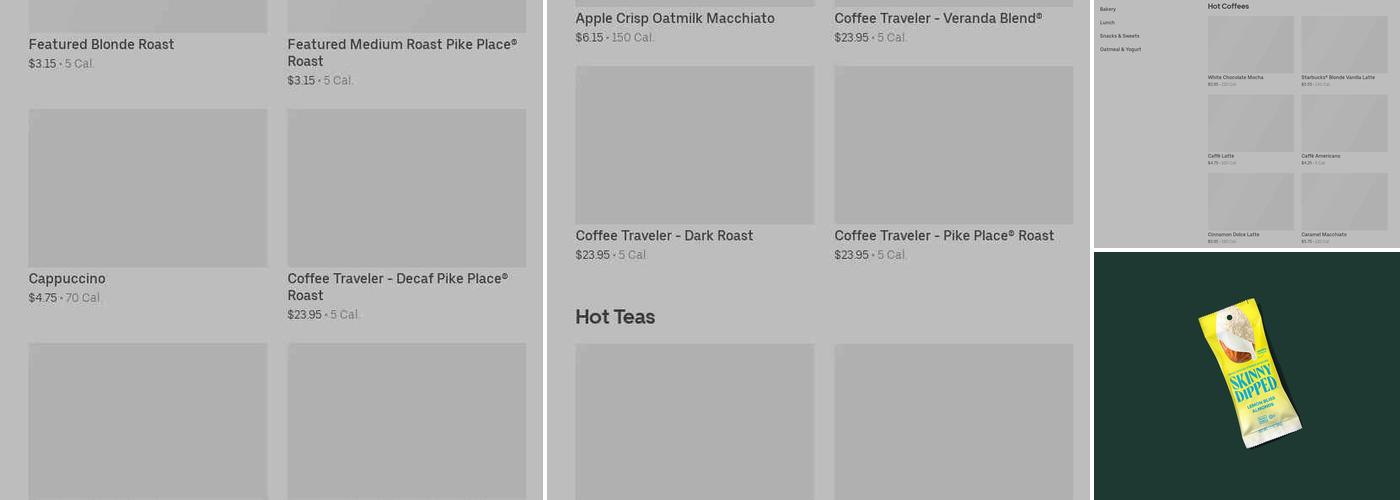 Starbucks Menu