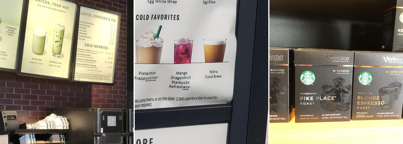 Starbucks Menu