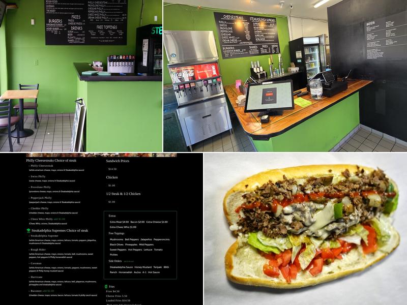 Steakadelphia Menu