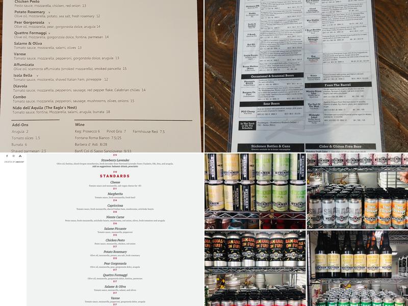 Stickmen Brewing Company - Tualatin Menu