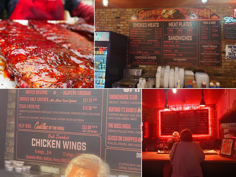 Stiles Switch BBQ Menu