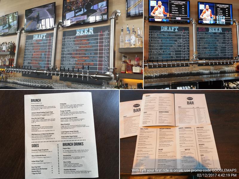 Stout Menu