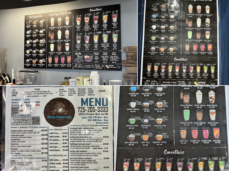 Astra Cafe Menu