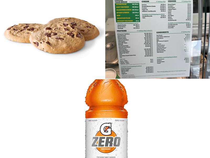 Subway Menu