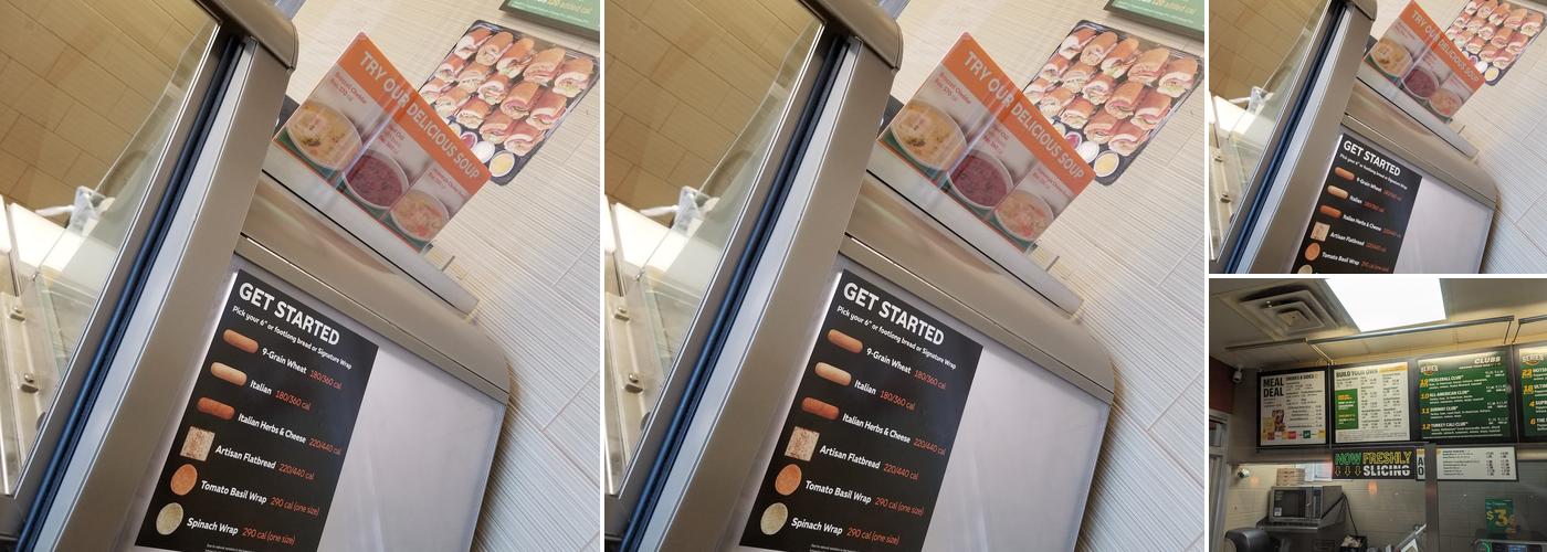 Subway Menu