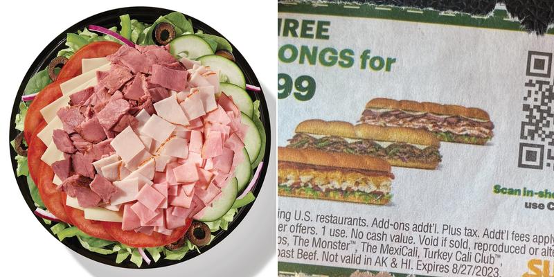 Subway Menu