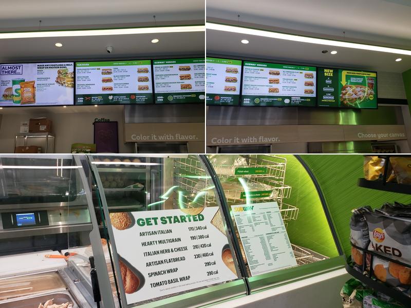 Subway Menu