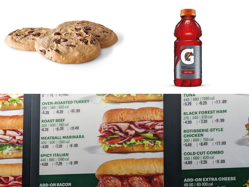 Subway Menu