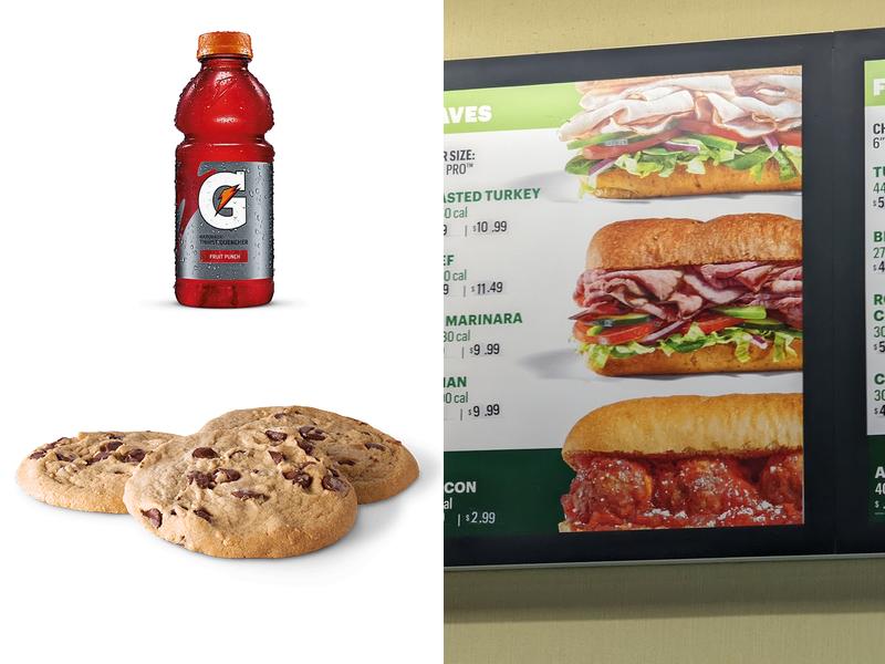 Subway Menu