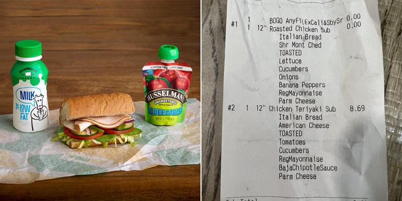Subway Menu