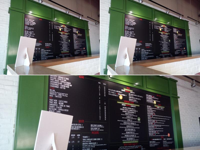 Subway Menu