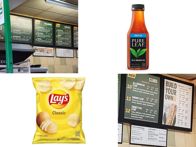 Subway Menu