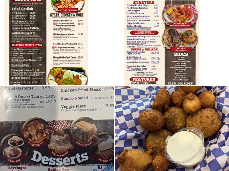 Sudie's Catfish House Menu